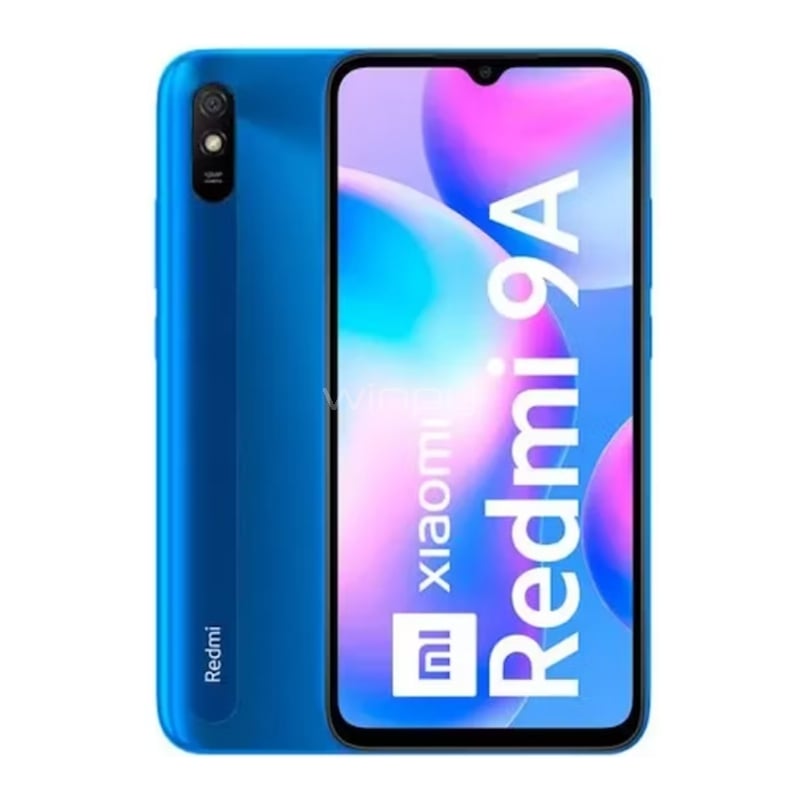 Celular Xiaomi Redmi 9A de 6.53“ (OctaCore, 2GB RAM, 32GB Internos, Sky Blue)