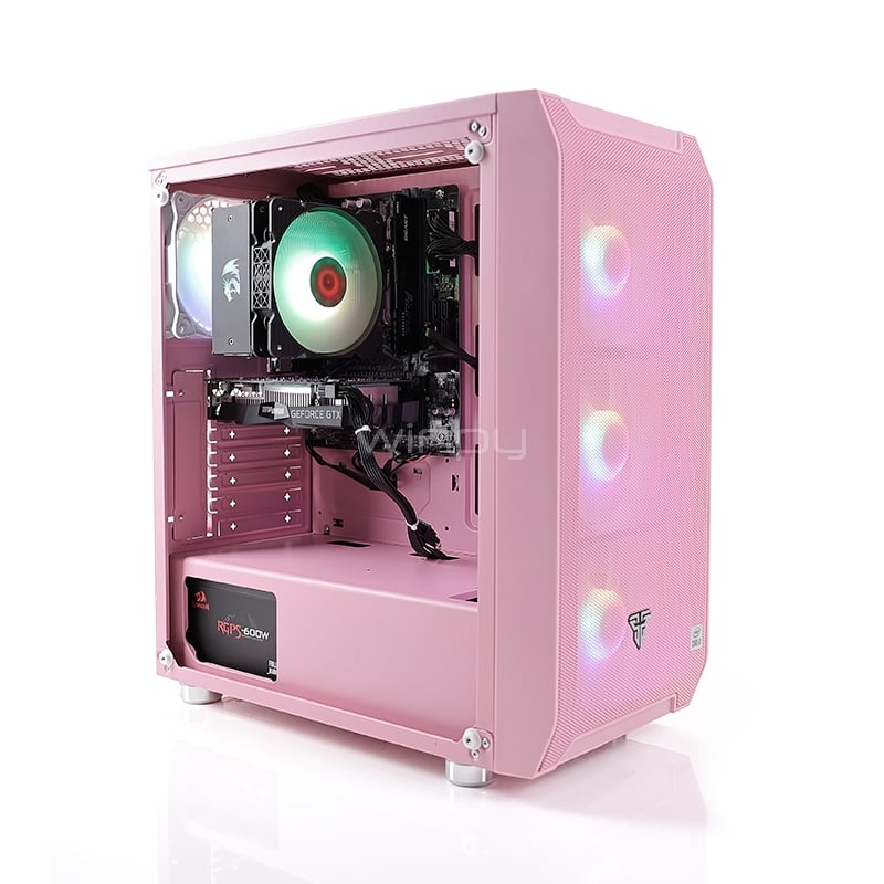 Computador Gamer Armor One Pink (i3-10105F, GTX 1650, 8GB DDR4, 256GB SSD, FreeDOS)