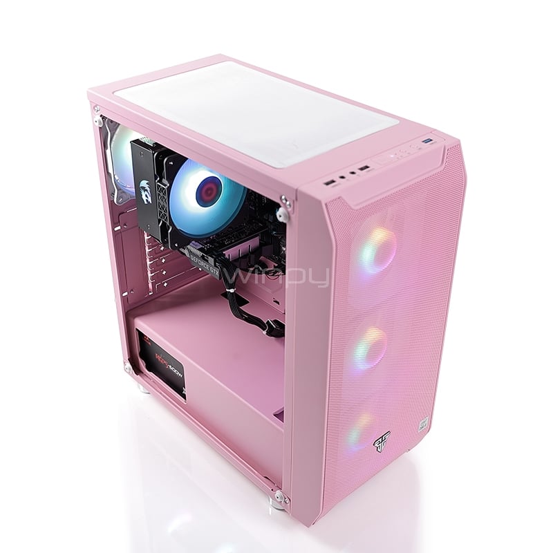 Computador Gamer Armor One Pink (i3-10105F, GTX 1650, 8GB DDR4, 256GB SSD, FreeDOS)