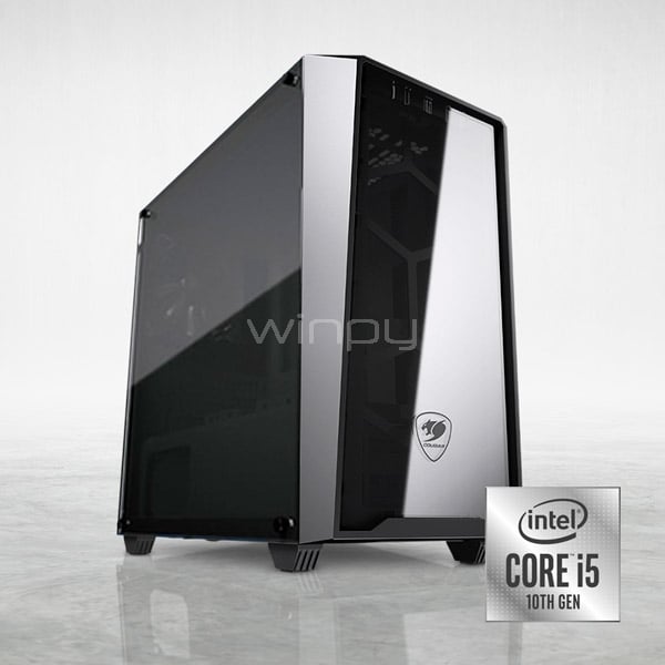 Computador Desktop Intel i5 de 10° Gen (i5-10400F, Nvidia 210, 8GB RAM, 512GB SSD, FreeDOS)