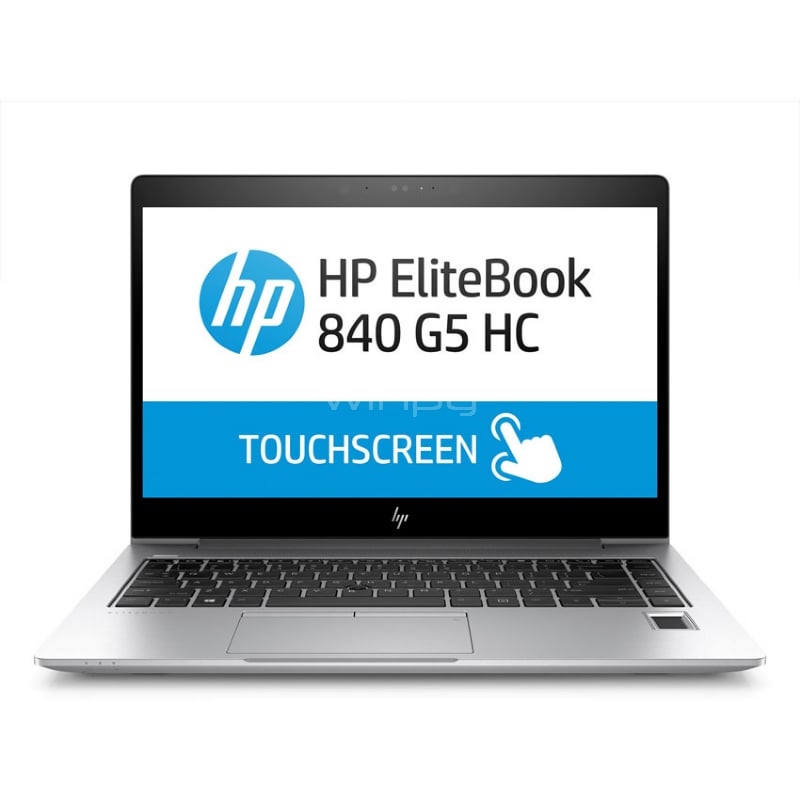 notebook hp elitebook 840 g5 táctil de 14“ (i5-8350u, 8gb ram, 256gb ssd, win10 pro)