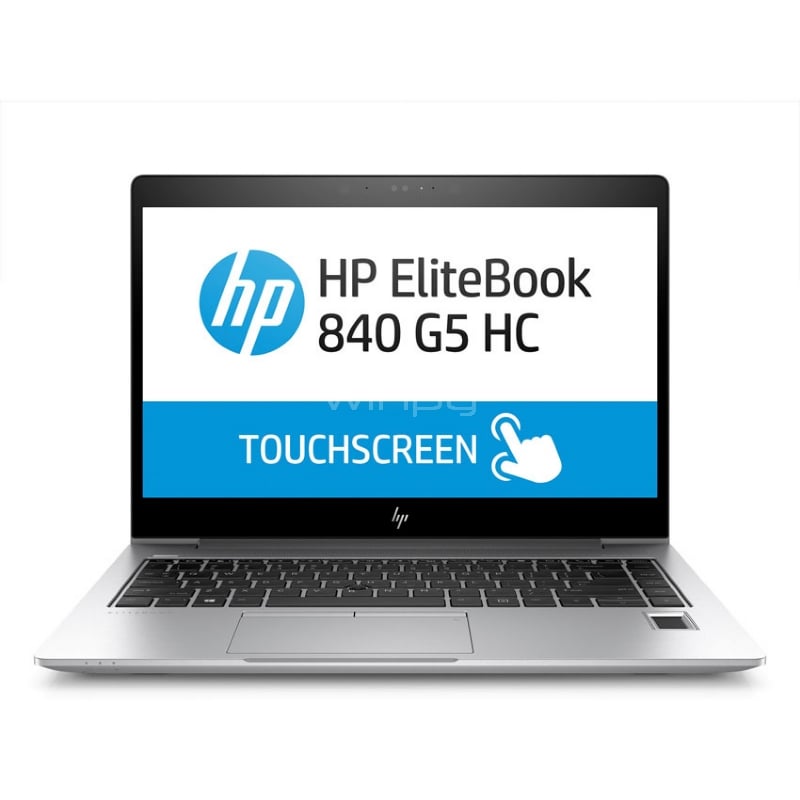 Notebook HP EliteBook 840 G5 táctil de 14“ (i5-8350U, 8GB RAM, 256GB SSD, Win10 Pro)