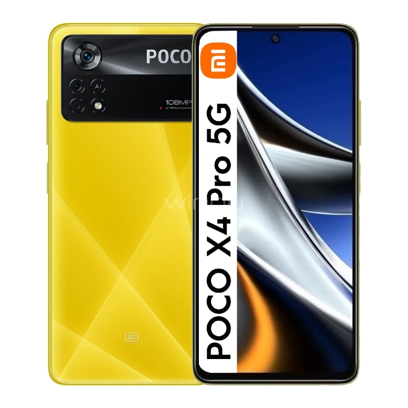Celular Xiaomi Poco X4 Pro 5G EU de 6.67“ (OctaCore, 8GB RAM
