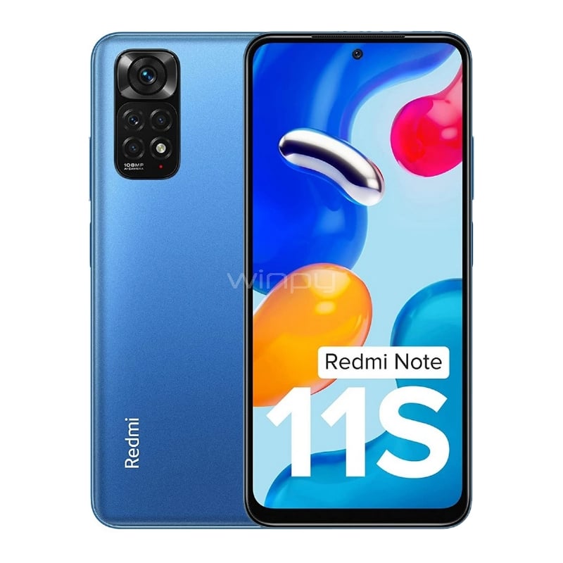 Celular Xiaomi Redmi Note 11S US de 6.43“ (OctaCore, 6GB RAM, 128GB Internos, Twilight Blue)