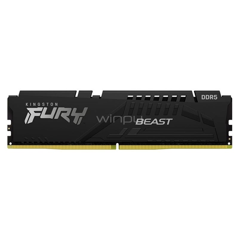 Memoria Kingston FURY Beast de 8 GB (DDR5, 6000MHz, CL40, DIMM)