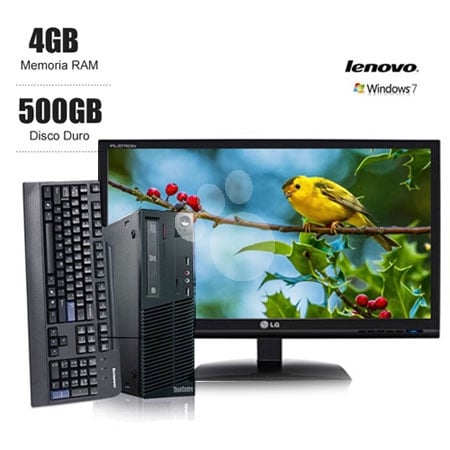 PC Bureau Lenovo ThinkCentre M70E – Intel Pentium 2.8 GHz, 4 Go RAM, 160 Go HDD, Win 10