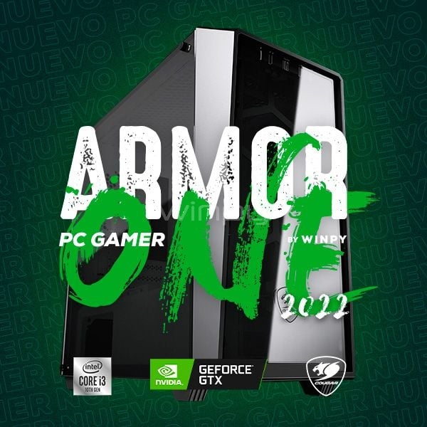 Computador Gamer Armor One (i3-10100F, GTX 1650, 8GB DDR4, 240GB SSD, FreeDOS)