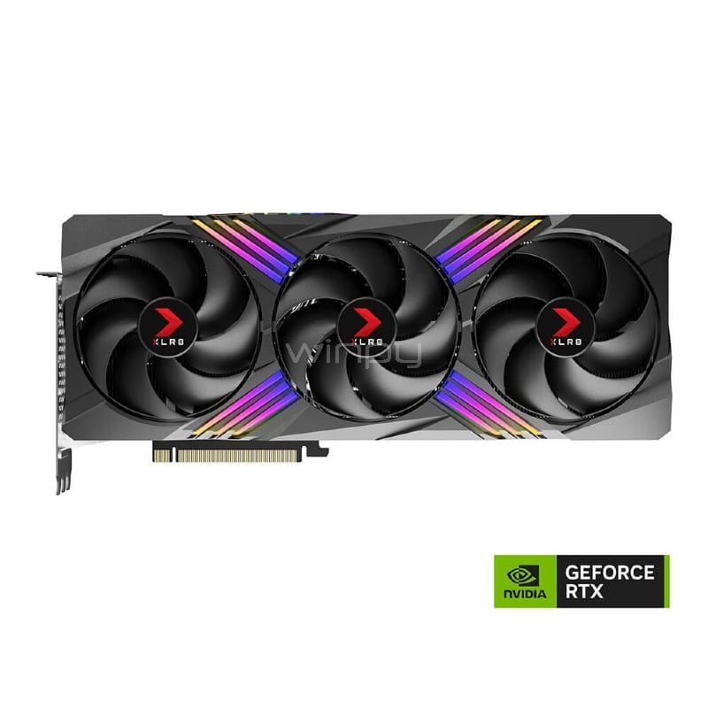 Tarjeta de Video PNY GeForce RTX 4090 OC XLR8 Gaming VERTO EPIC-X RGB de 24GB GDDR6X