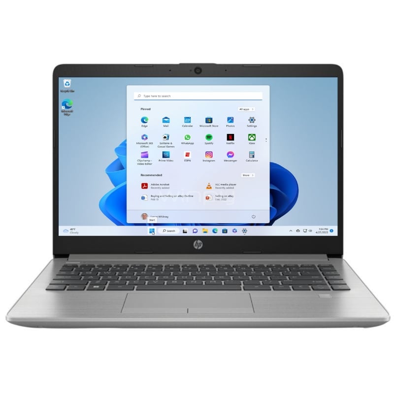 Notebook HP 240 G9 de 14“ (Celeron N4500, 8GB RAM, 256GB SSD, Win11)