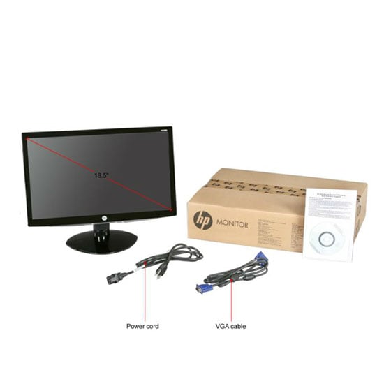 Monitor HP S1933 pantalla ancha de 18,5 (TN, 16:9, HD, VGA)