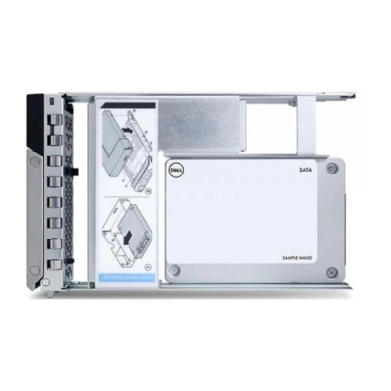 Disco SSD Dell 345-BEBH de 480GB (3.5“, SATA III, 512e)