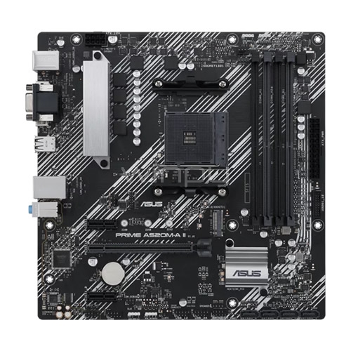 Placa Madre Asus Prime A520M-A II (AM4, DDR4 2133/4800MHz, M.2, MicroATX)