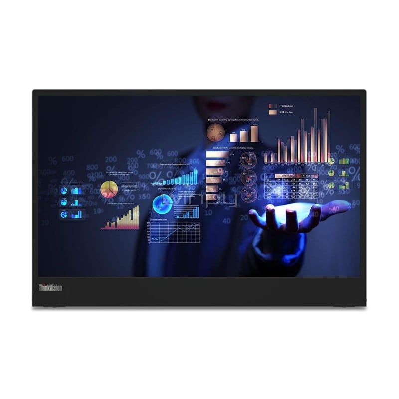 Monitor Portátil Lenovo ThinkVision M15 de 15.6“ (IPS, Full HD, USB-C)