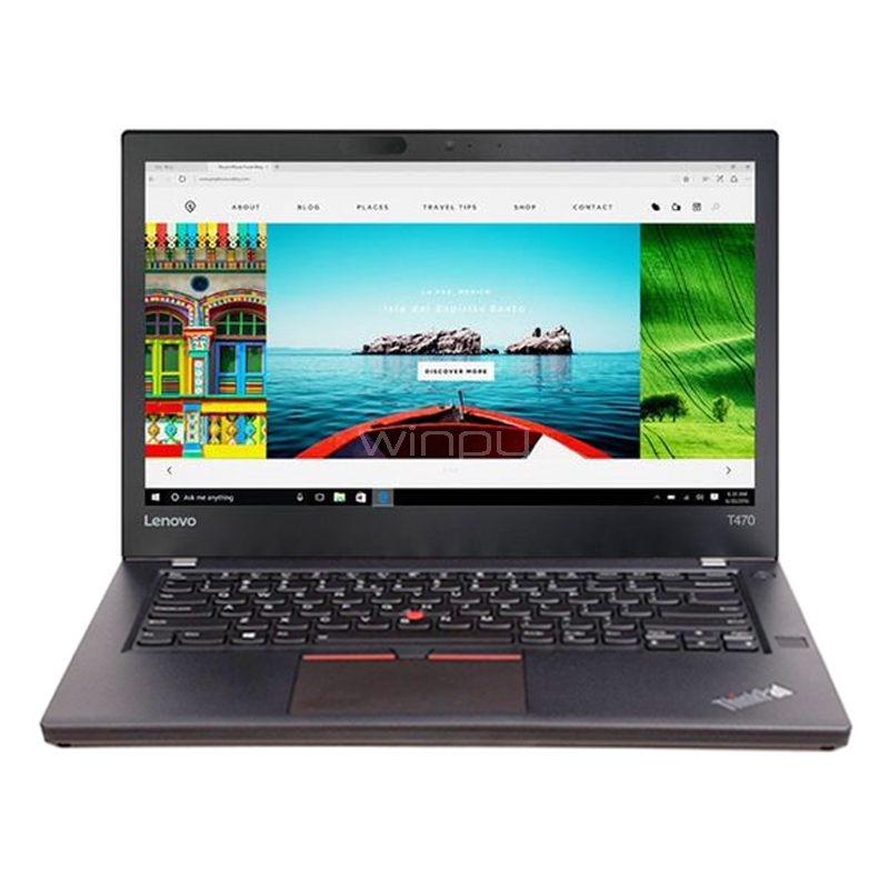 Ultrabook Lenovo ThinkPad T470 (i7-7500u, 8GB DDR4, 512GB SSD, Pantalla 14, Win10 Pro)