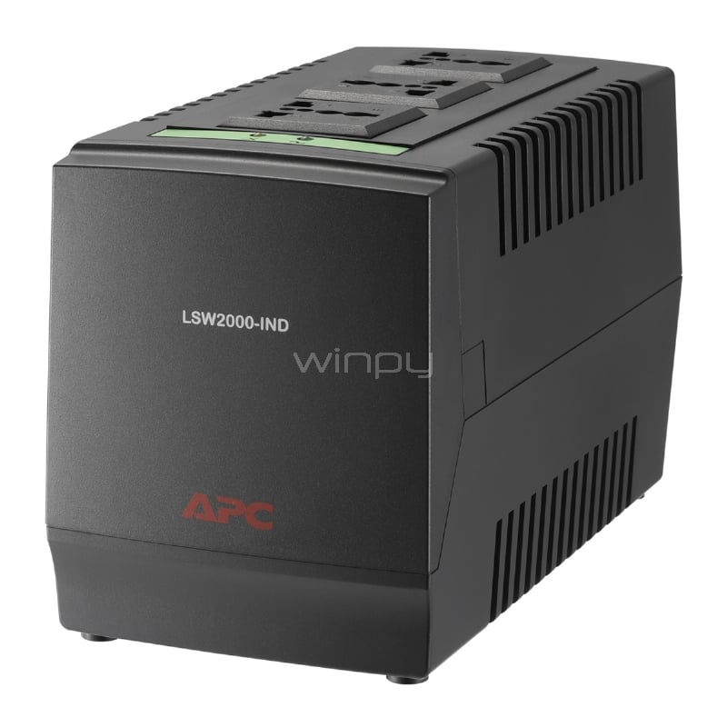Regulador Automático APC de Tensión Line-R (2 kVA, 3 enchufes, 230V)