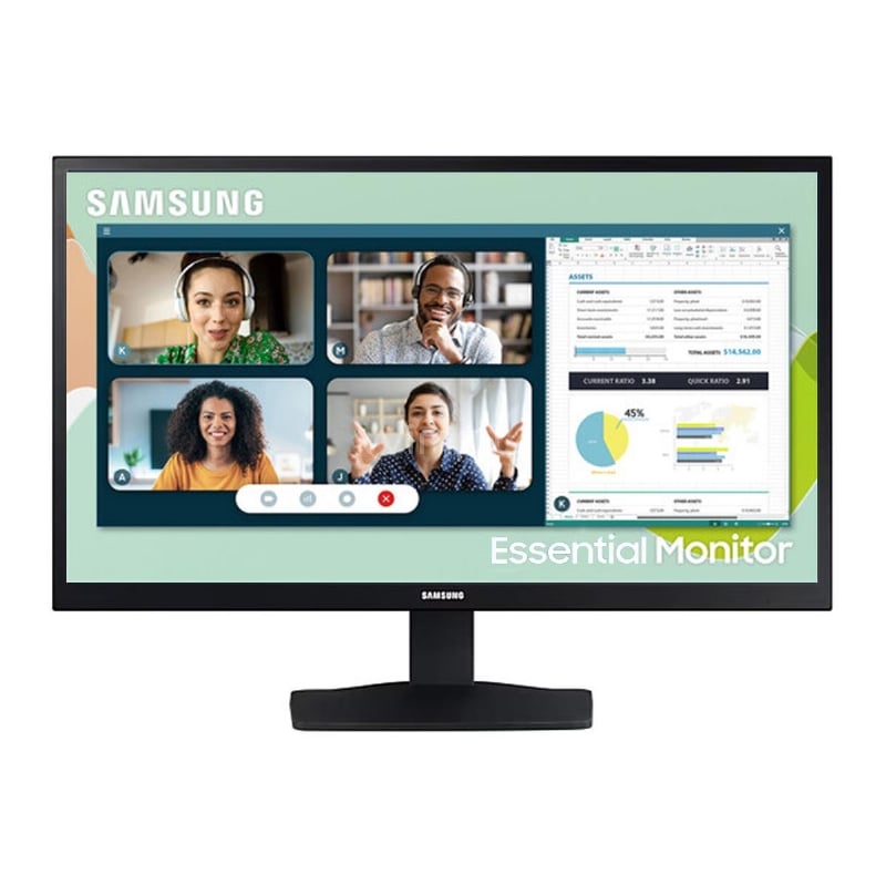 Monitor Samsung Essential S33A de 22“ (IPS, Full HD, HDMI+VGA, Vesa)