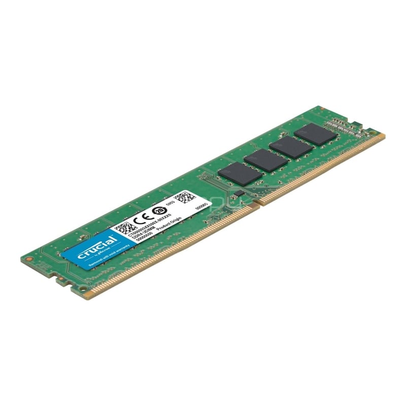 Memoria RAM Crucial Basics de 8GB (DDR4, 2666MHz, CL19, 1.2V, DIMM)