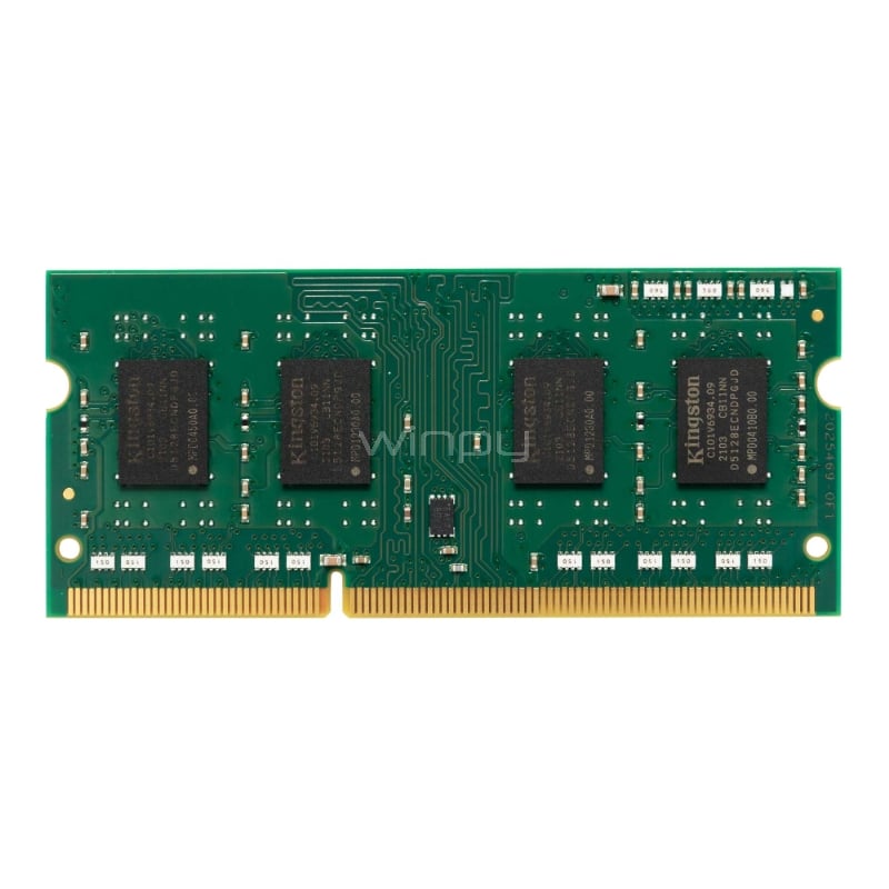 Memoria RAM Kingston de 4GB (DDR3L, 1600MHz, CL11, Non-ECC, SODIMM)
