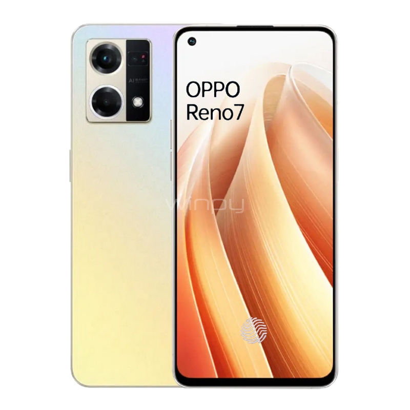 Celular OPPO Reno7 de 6.43“ (OctaCore, 8GB RAM, 265GB Internos