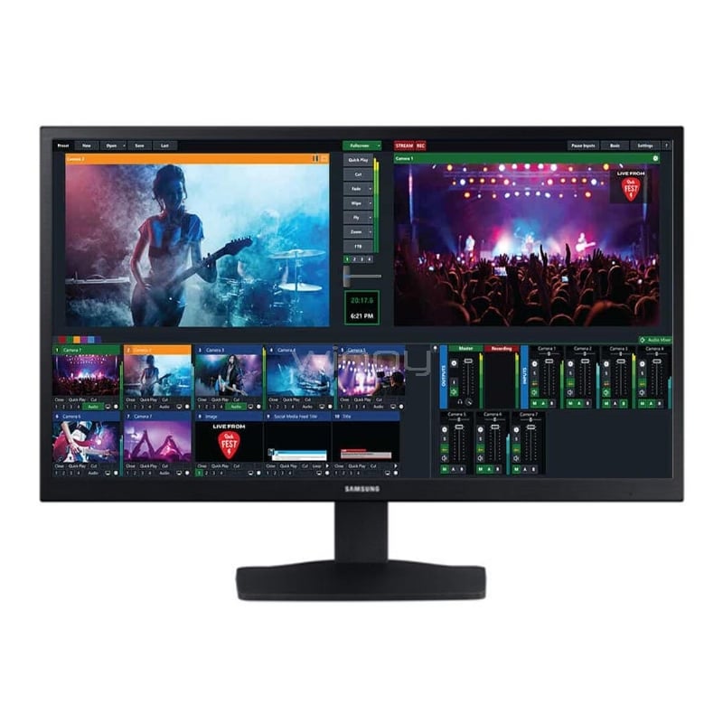 Monitor Samsung Essential de 24“ (VA, Full HD, HDMI+VGA, Vesa)