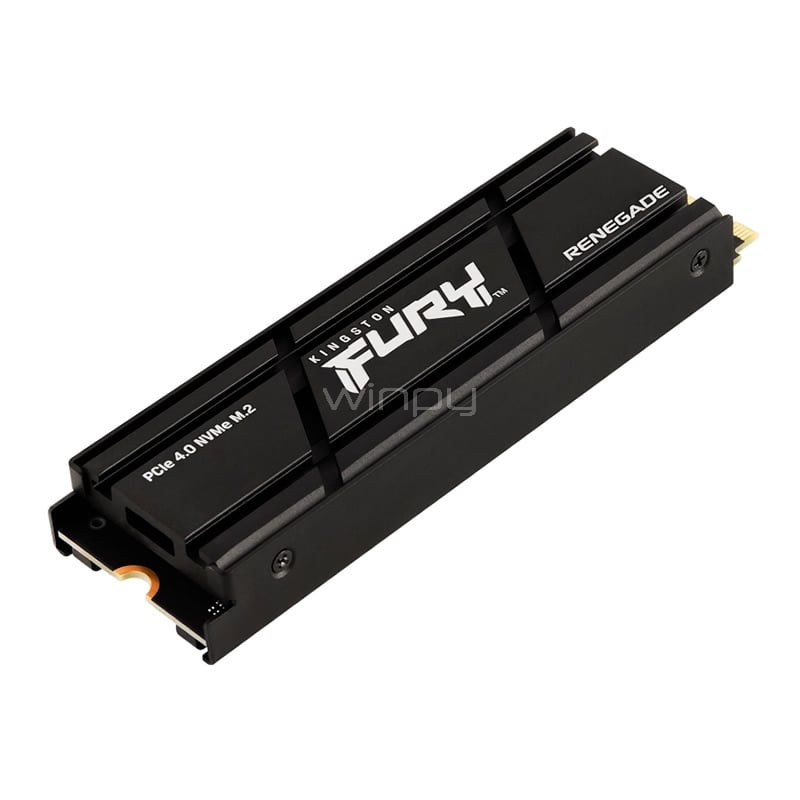 Unidad de estado sólido Kingston FURY Renegade de 1TB (PCIe 4.0, NVMe M.2, Incluye Disipador)