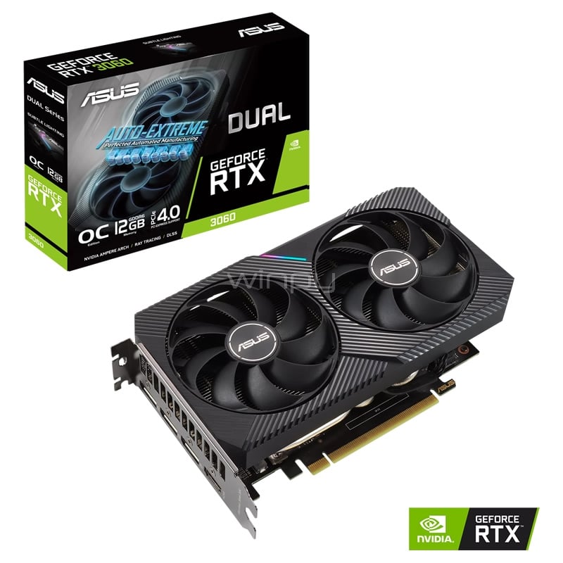 Tarjeta gráfica ASUS GeForce RTX 3060 V2 OC de 12GB GDDR6