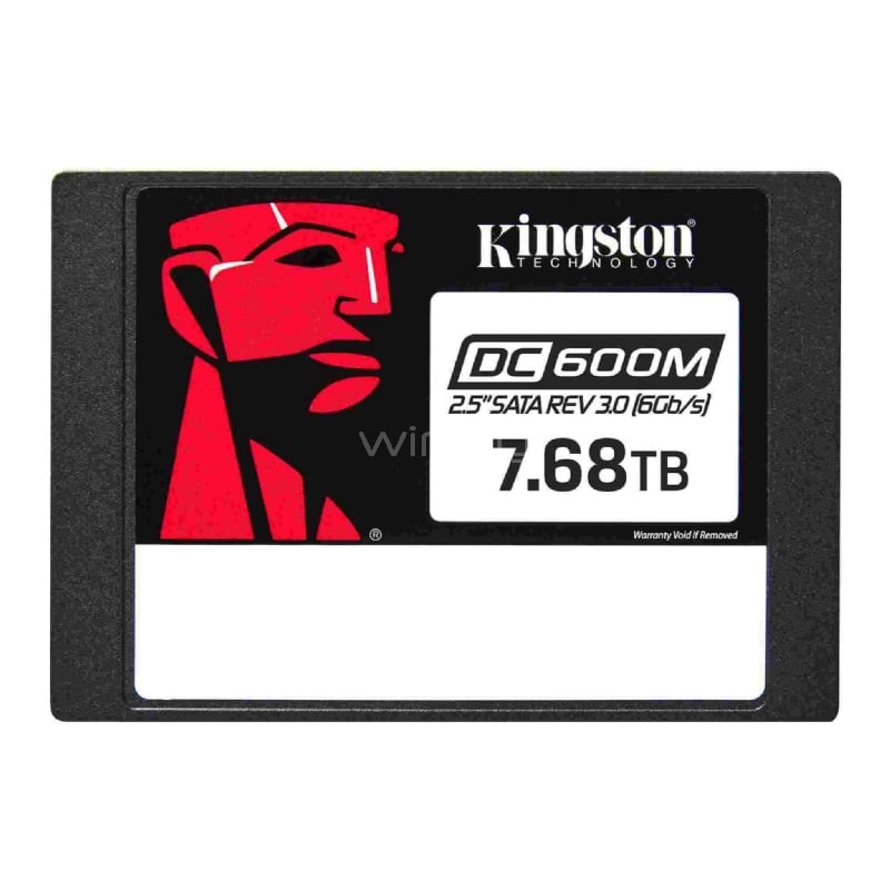 Disco SSD Kingston Data Center Enterprise DC600M de 7.68TB (2.5“, SATA, NAND 3D TLC)