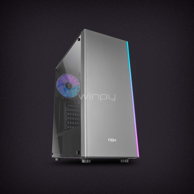 Computador Gamer Armor One Black 2024 (Ryzen 5 5600G, 16GB DDR4, 500GB NVMe, FreeDOS)