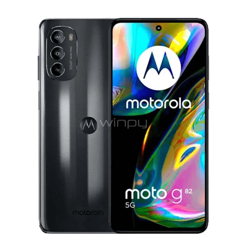 Celular Motorola Moto G82 5G de 6.6“ (OctaCore, 6GB RAM, 128GB Internos, Negro)