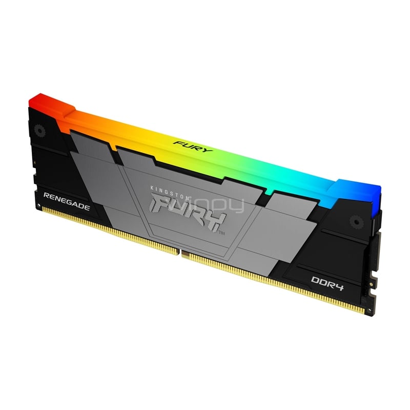 Memoria RAM Kingston Fury Renegade RGB de 32GB (DDR4, 3600MHz, CL18, DIMM)