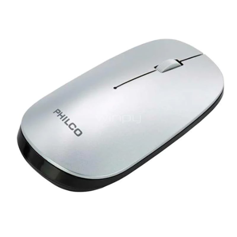 Mouse Inalámbrico Philco SPK7305 (1.600dpi, Dongle USB, Blanco)