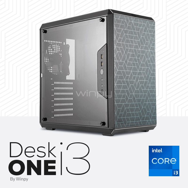 PC de escritorio DeskOne i3 (QuadCore, 8GB RAM, 240GB SSD, FreeDOS)
