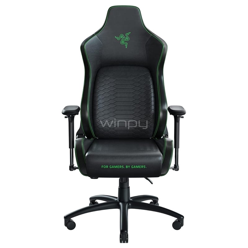 Silla Gamer Razer Iskur (Ajustable, hasta 136Kg, Negro/Verde)