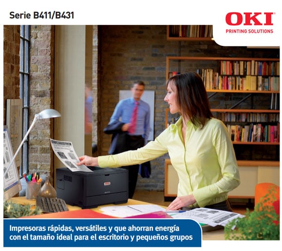 OKI  B411D Impresora Láser LED Monocromo