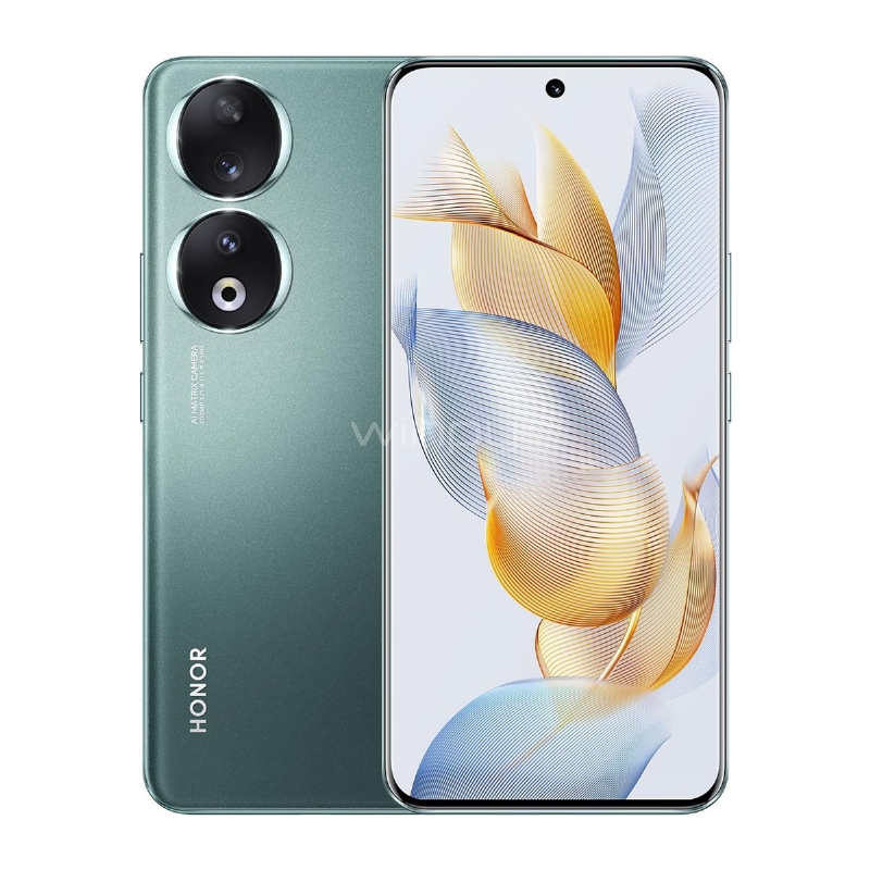 Celular Honor H90 5G de 6.67“ (OctaCore, 12GB RAM, 512GB Internos, Verde)