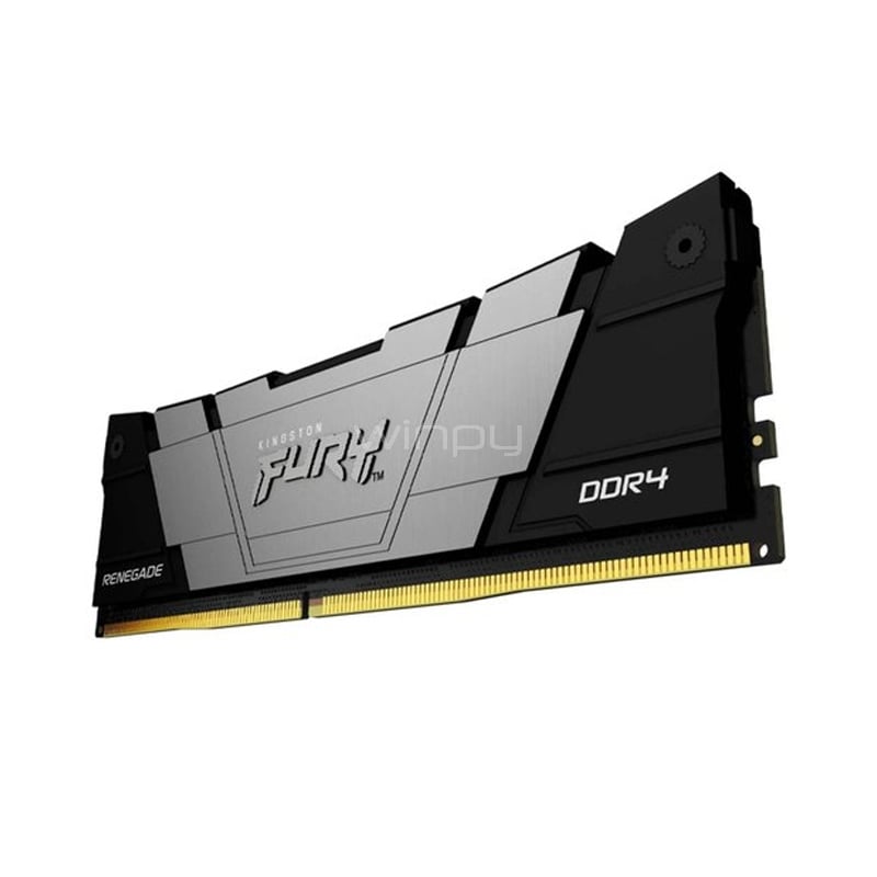 Memoria RAM Kingston FURY Renegade Black de 8GB (DDR4, 3600MHz, CL16, DIMM)