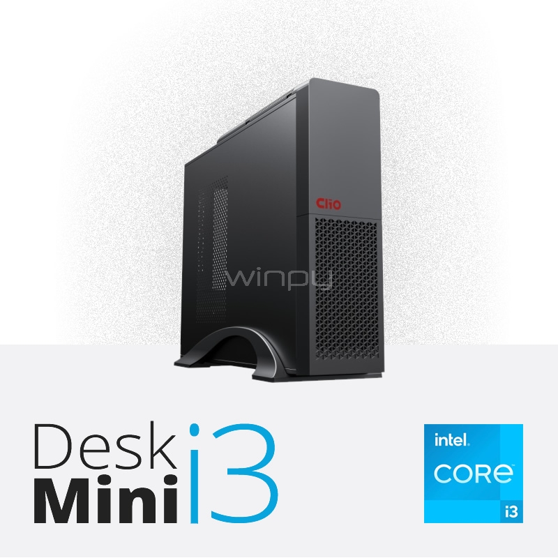 MiniPC de escritorio DeskMini i3 (QuadCore, 8GB RAM, 500GB NVMe, Win11)