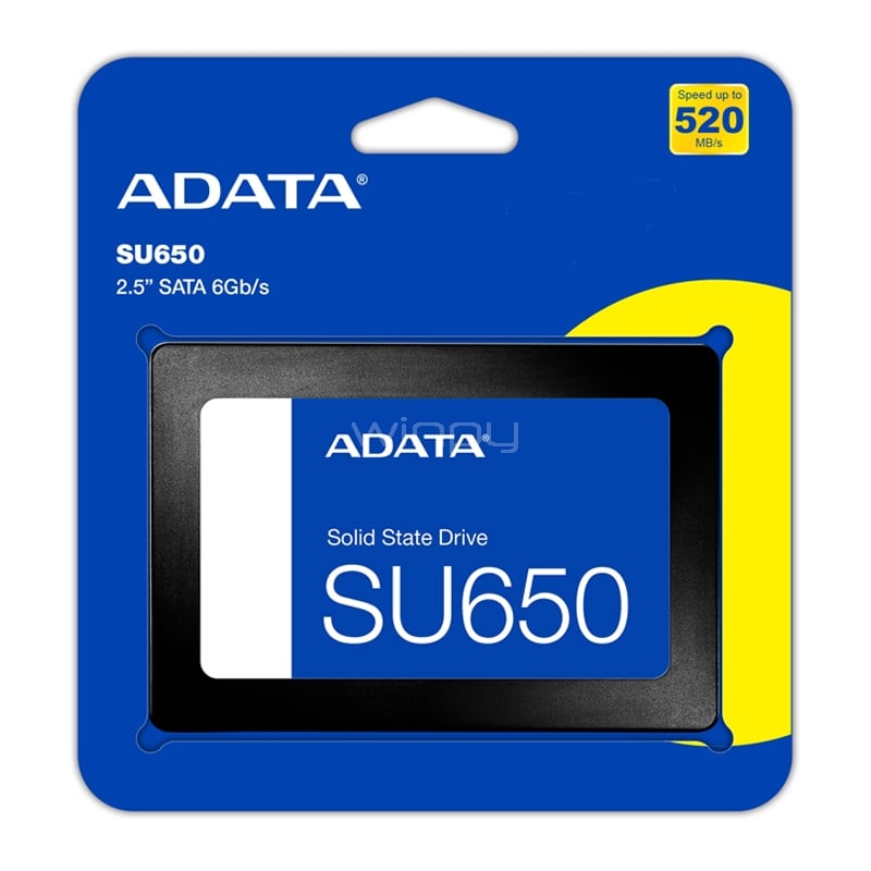 Ultimate SU650 2.5インチ 7mm SATA 2TB #1 Disco SSD A-DATA Ultimate SU650 de 1TB (2.5“, SATA, 3D NAND