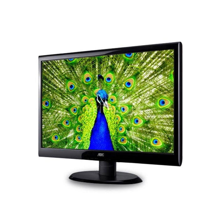 Monitor LED AOC e950Swn ( 18.5 - HD 1366 x 768 / 60 Hz - 200 cd/m2, entrada VGA)