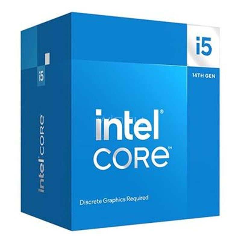 Procesador Intel Core i5-14400F Raptor Lake (LGA1700, 2.5/4.7 GHz, 10 Nucleos, 16 Hilos, 20MB Cache, Sin Video)