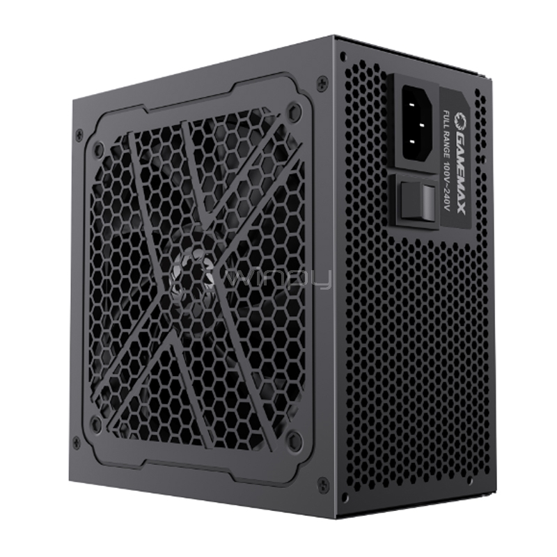 Fuente de Poder Gamemax GX-750 (Full Modular, Certificada 80+ Gold, ATX)