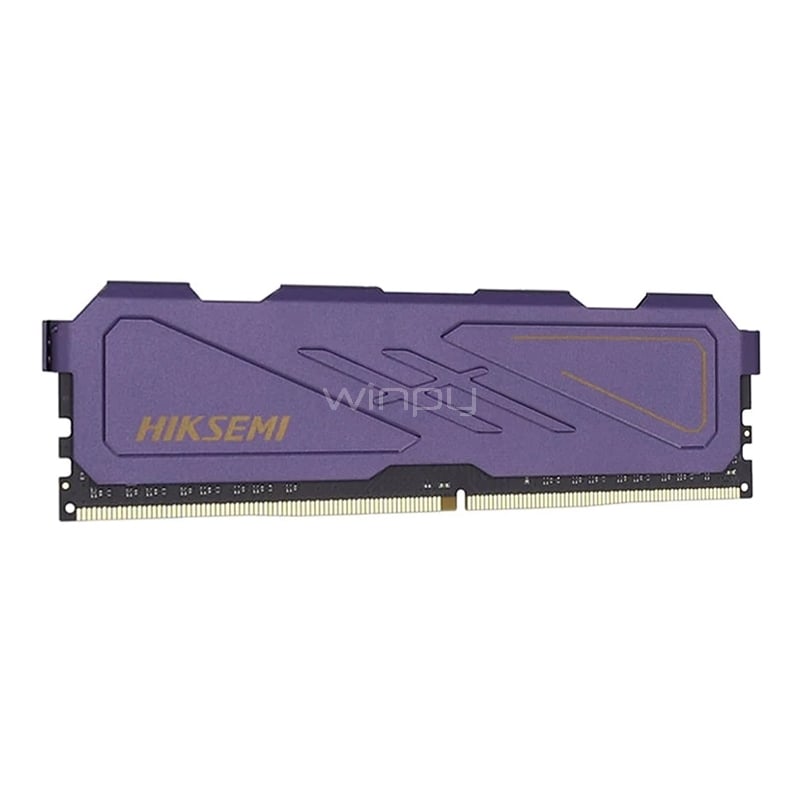 Memoria RAM Hiksemi ARMOR de 16GB (DDR4, 3200MHz, DIMM, Morado)