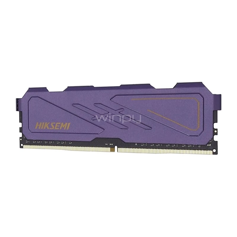 Memoria RAM Hiksemi ARMOR de 16GB (DDR4, 3200MHz, DIMM, Morado)