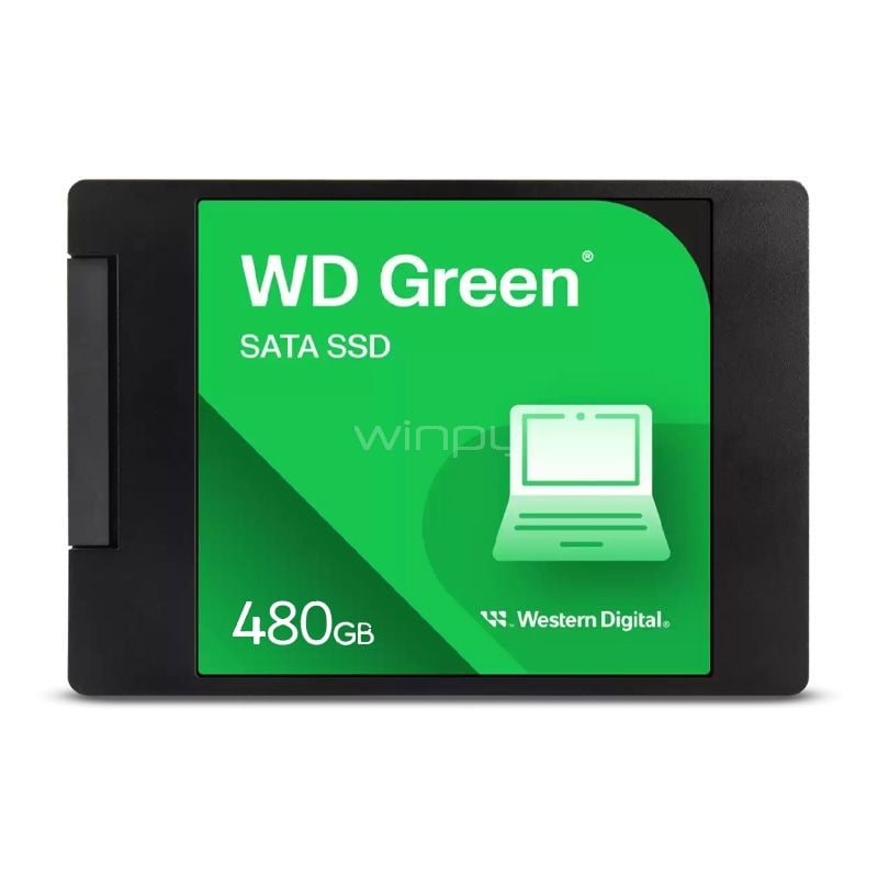 545時間 保証付き【正常99%】SSD480GB No.5g6 Disco SSD Western Digital Green de 480GB (2.5“ SATA, 545MB/s