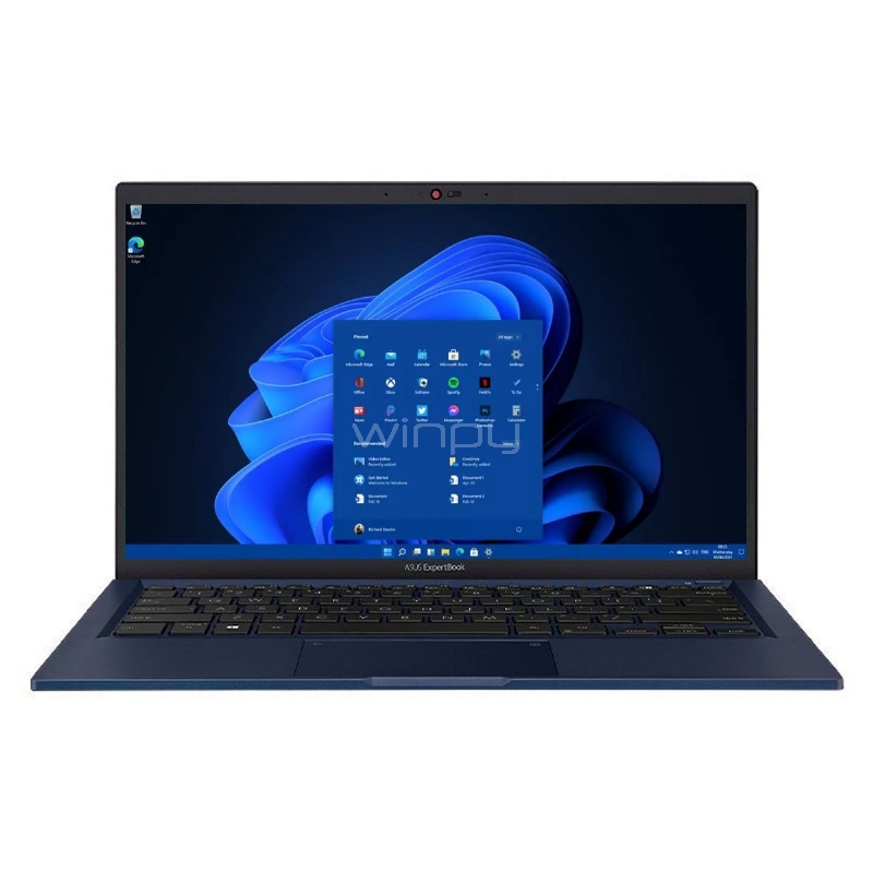 Notebook ASUS ExpertBook B1 de 14“ (i7-1255U, 16GB RAM, 512GB SSD, Win11 Pro) - OUTLET