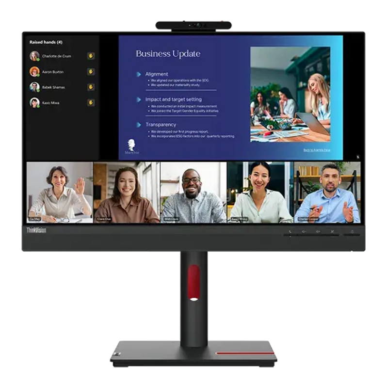 Monitor Lenovo ThinkVision T24v-30 de 23.8“ (IPS, Full HD, 75Hz, 4ms ...