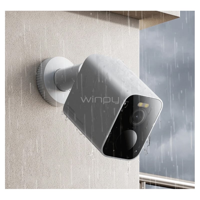Cámara de Seguridad Xiaomi Outdoor BW300 (3MP, 2K, Visión 130°, IP67, Blanco)