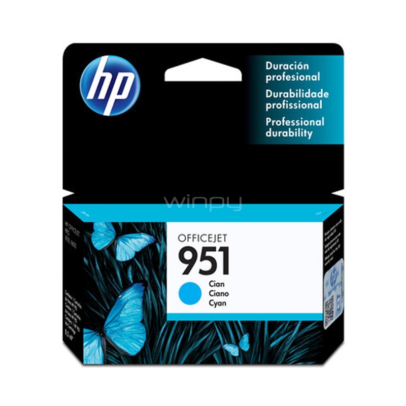 Cartucho de tinta HP951 cian