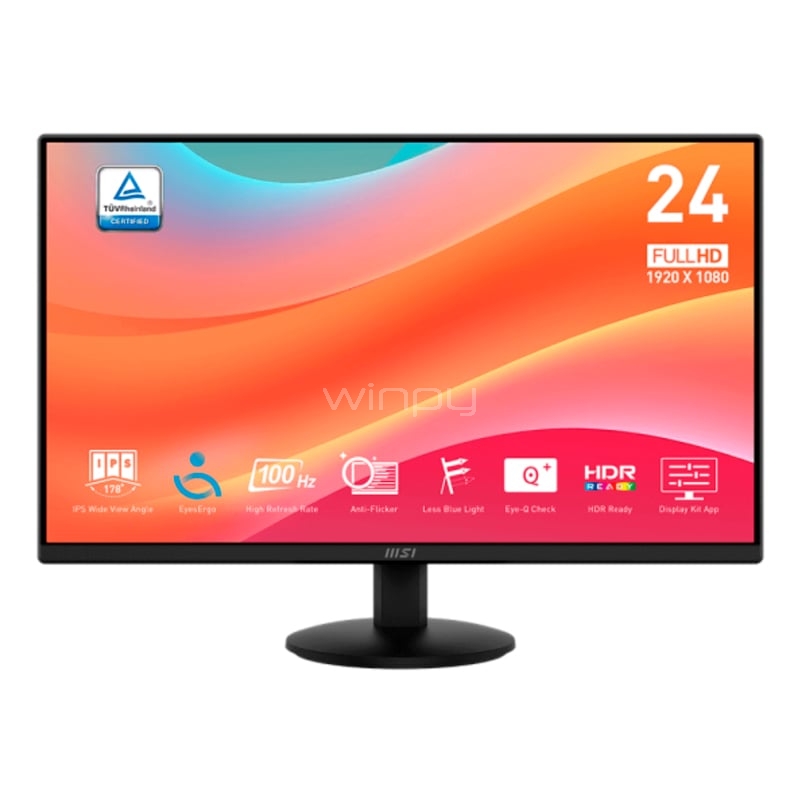 Monitor MSI PRO MP242L de 23.8“ - 824142381748 - Winpy.cl