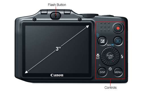 Canon PowerShot SX160 IS Digital Camera (Black) | 6354B001